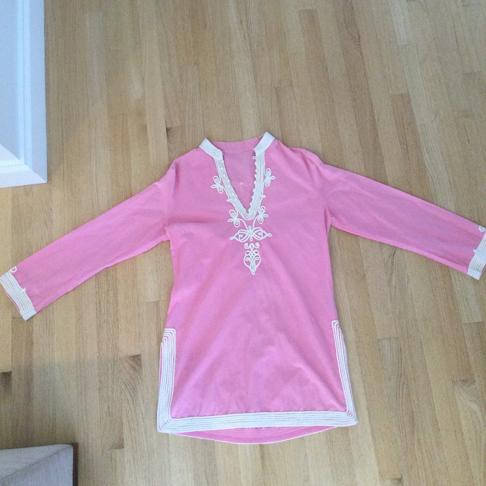 Pink Embroidered Tunic - Picture 2 of 6